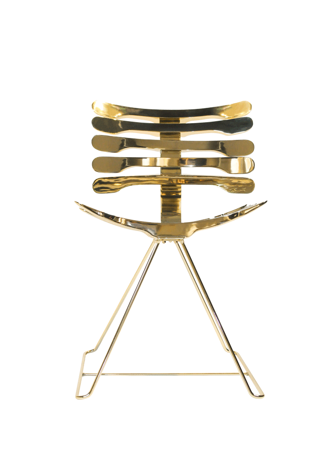[Art gallery] CADEIRA ESQUELETO 스켈레톤 GOLD LIMITED EDITION