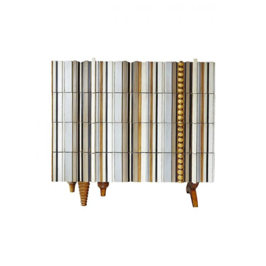 [Lola Glamour로라글라머] 레이나 콘솔장 서랍장 그레이 Comoda Reina